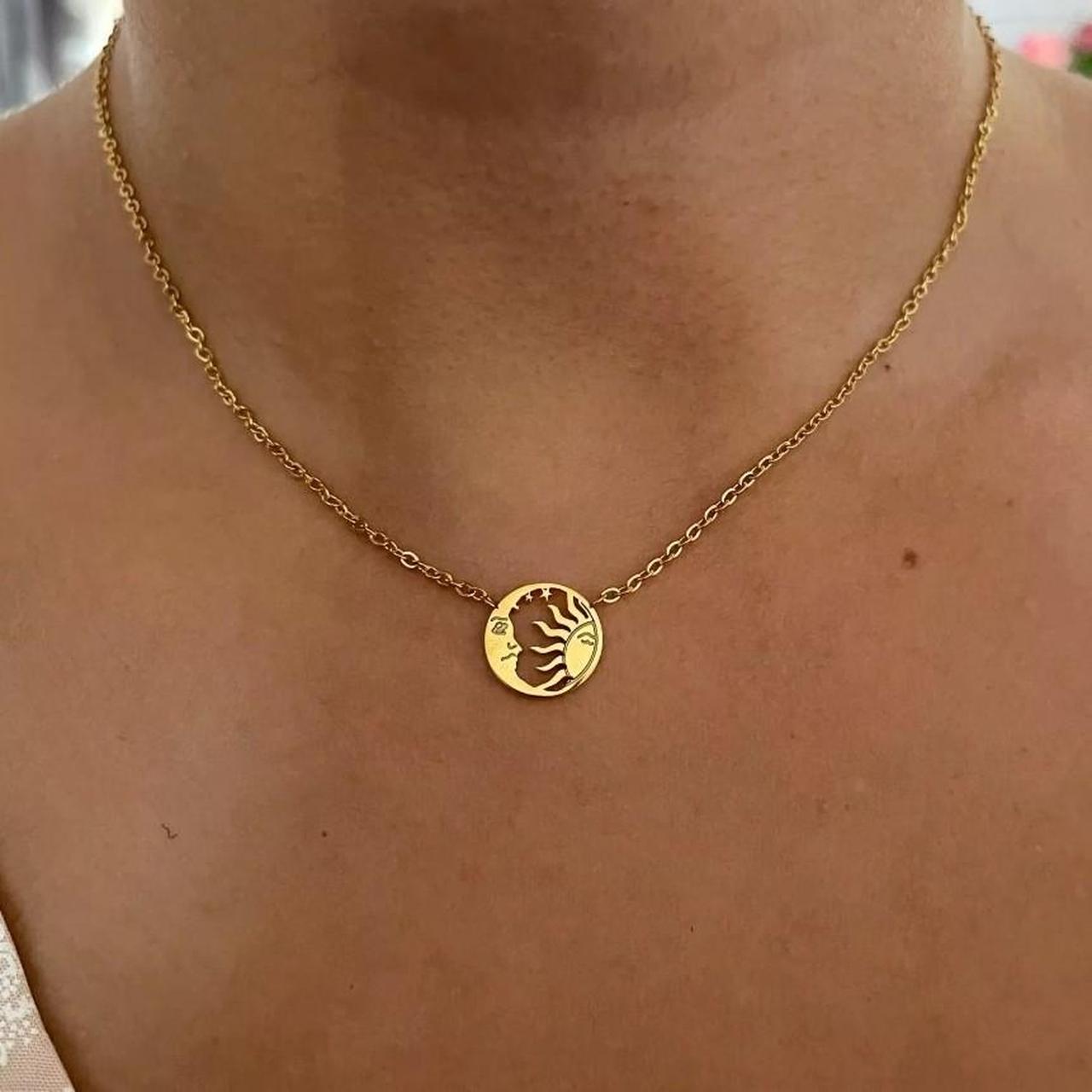 Premium quality gold plated stainless steel... Depop