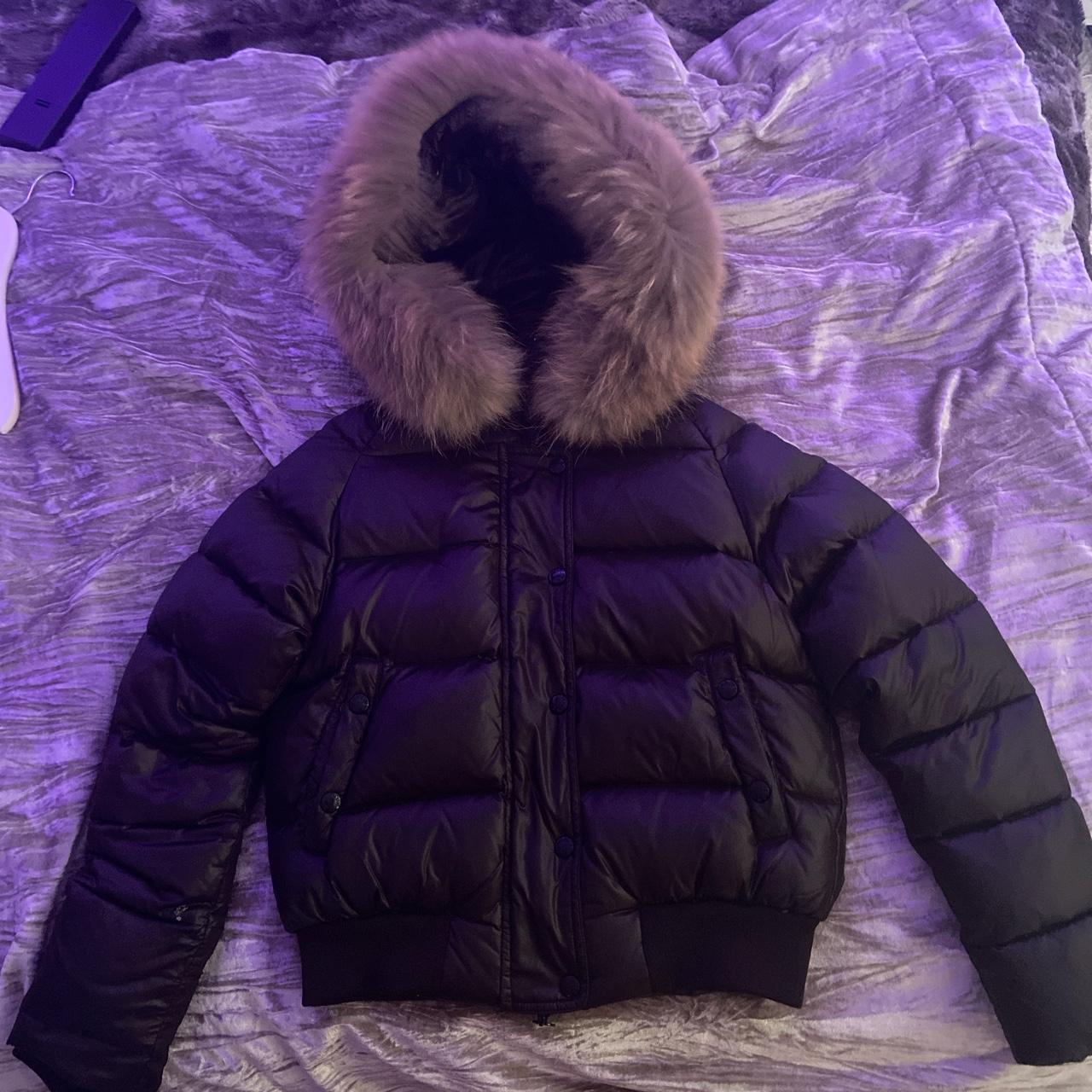 Moncler woman’s bomber jacket. Colour: black Size:... - Depop