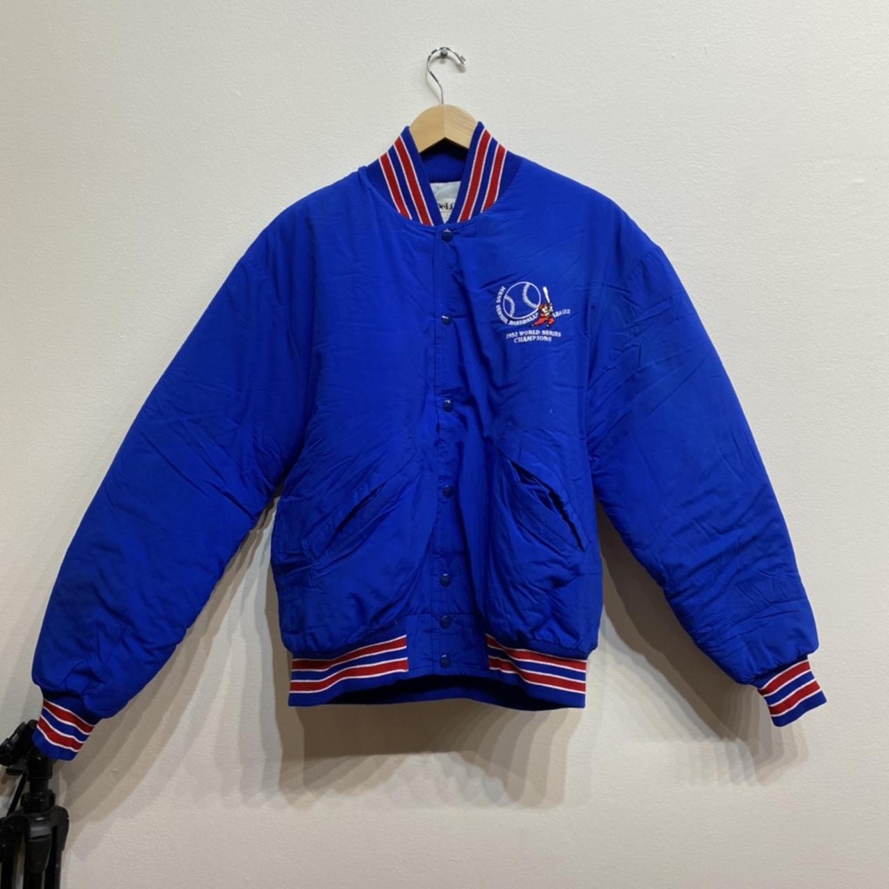 vintage louisville slugger baseball bomber bomber - Depop