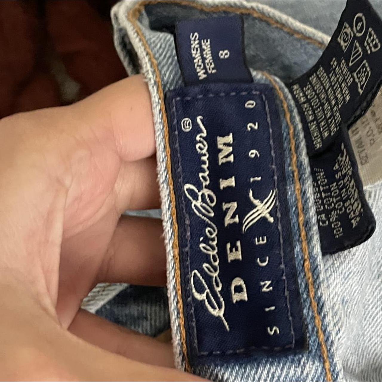 vintage jeans! -eddie bauer -size 8 but fits like... - Depop