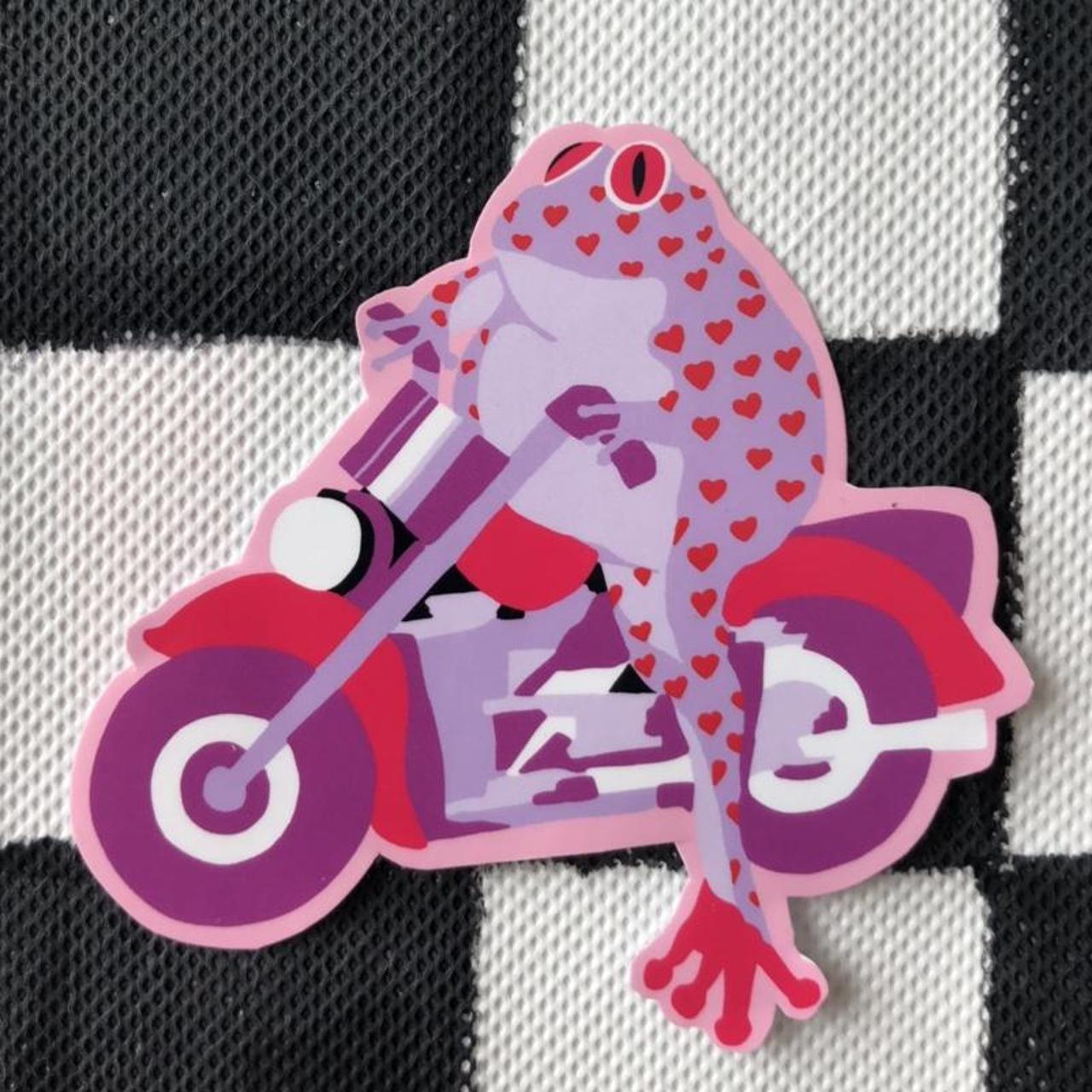 frog bike stickers