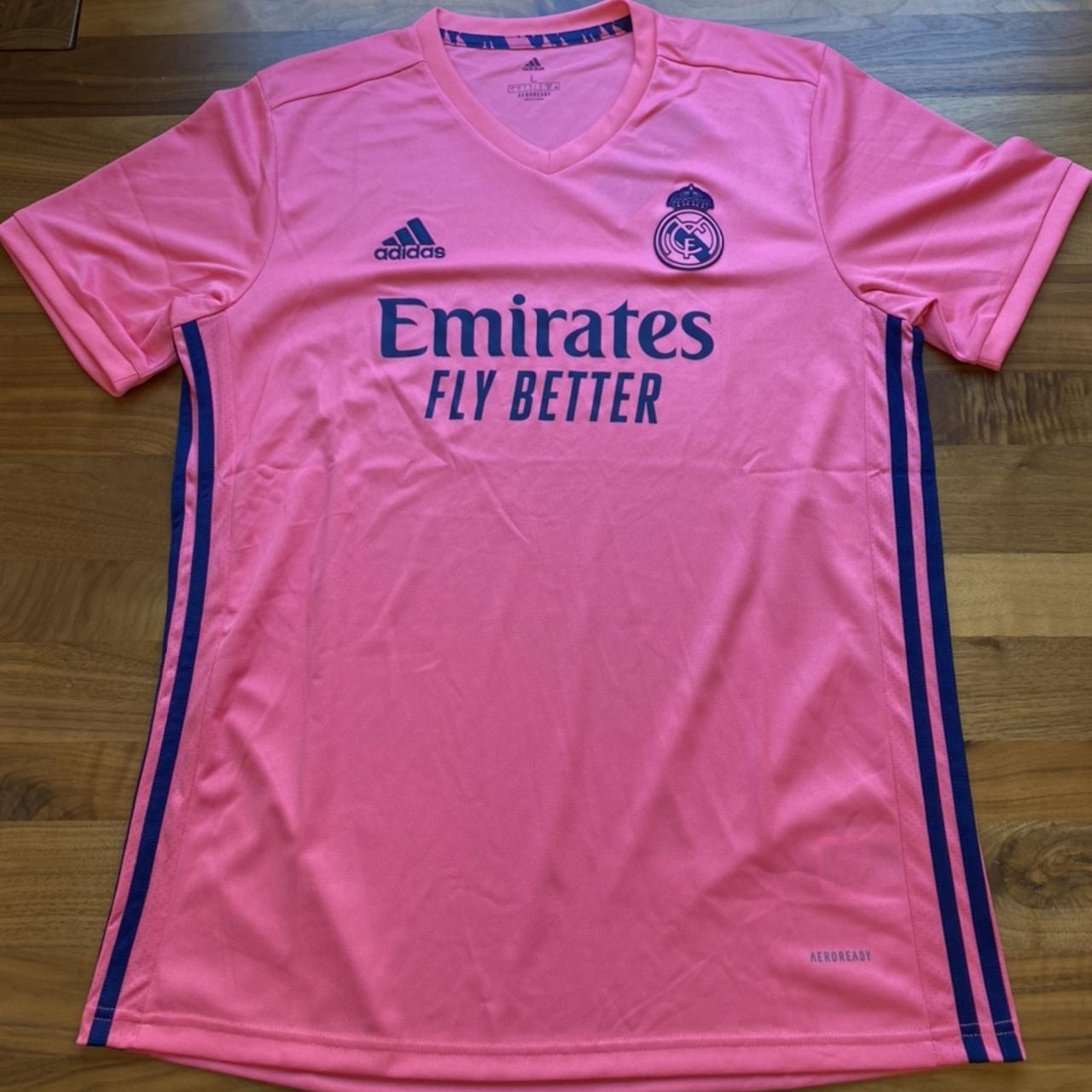 Adidas 2020-21 Real Madrid Away Jersey - Pink