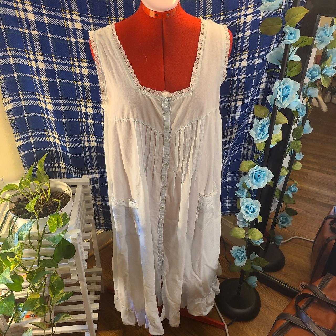 Beautiful baby blue Lewis Frimel brand nightgown... - Depop