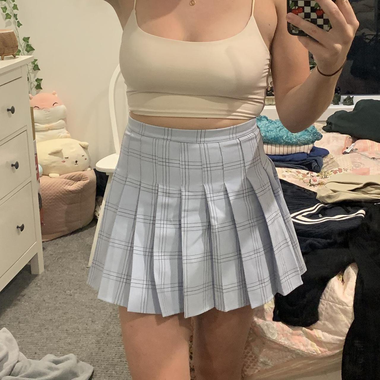 super cute plaid tennis skirt - never worn, still... - Depop