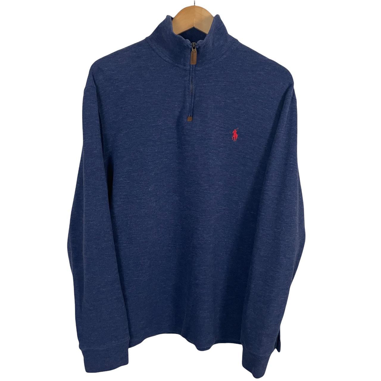 Polo Ralph Lauren Estate-Rib Quarter-Zip Pullover •... - Depop