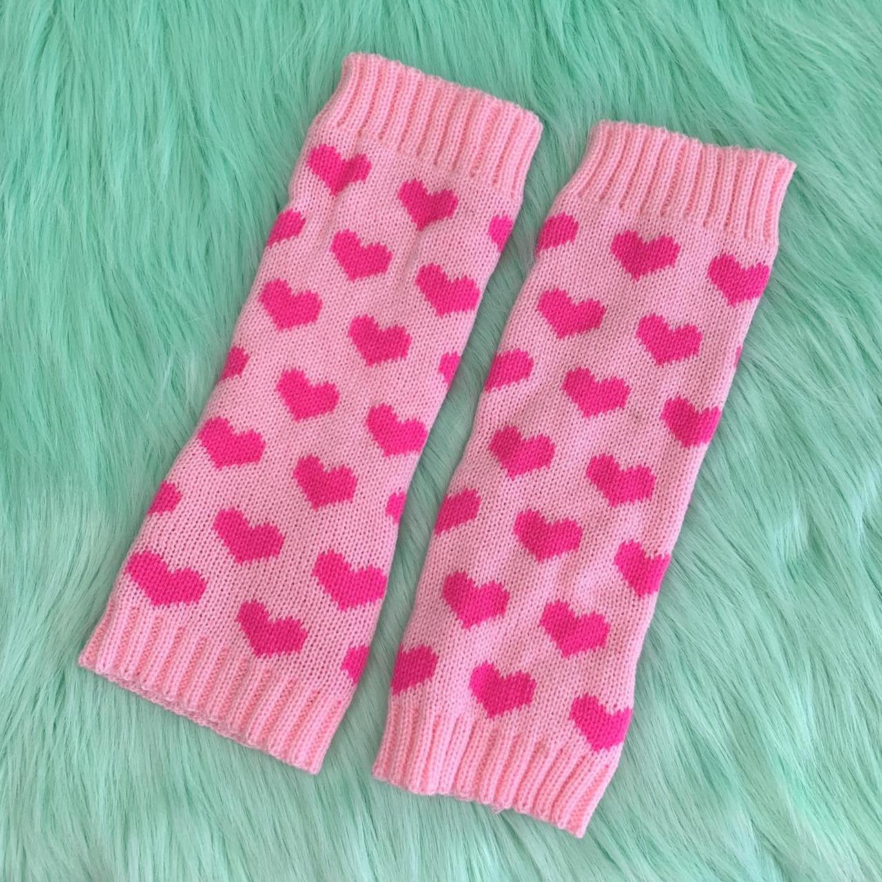 Dolls Kill Women's Pink Gloves Depop