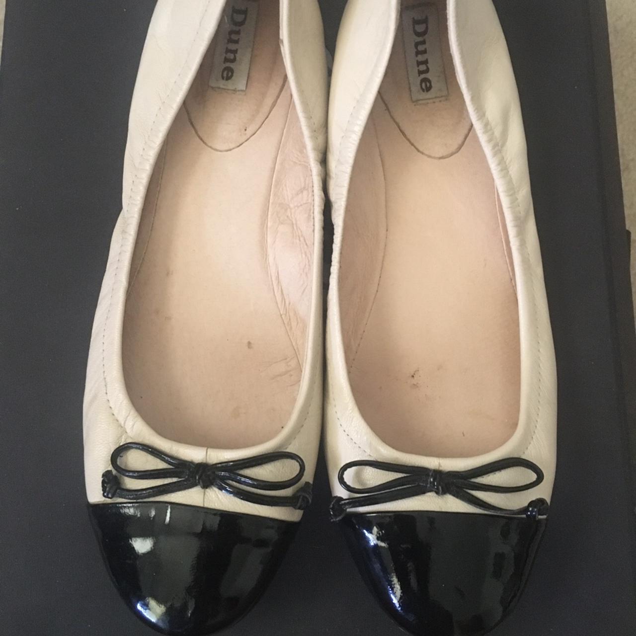 Dune classic Chanel style flats, Real leather, A