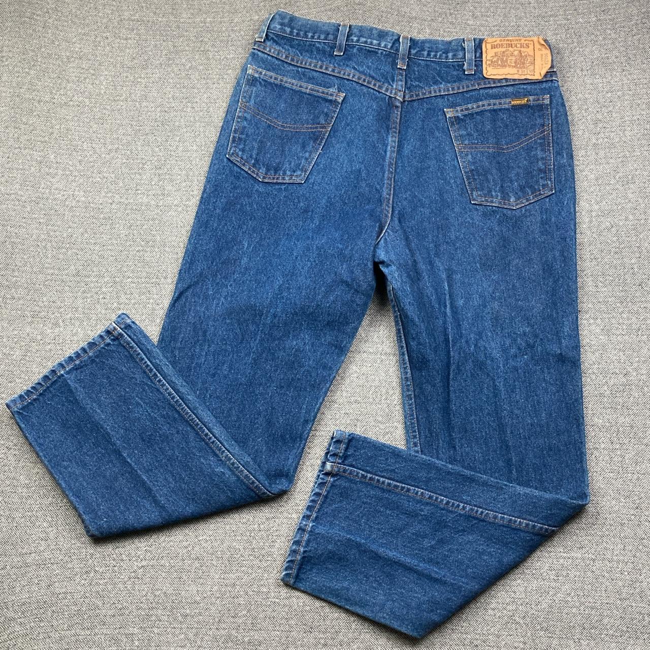 Vintage Genuine Roebucks Denim Jeans. Made in USA 🇺🇸... - Depop