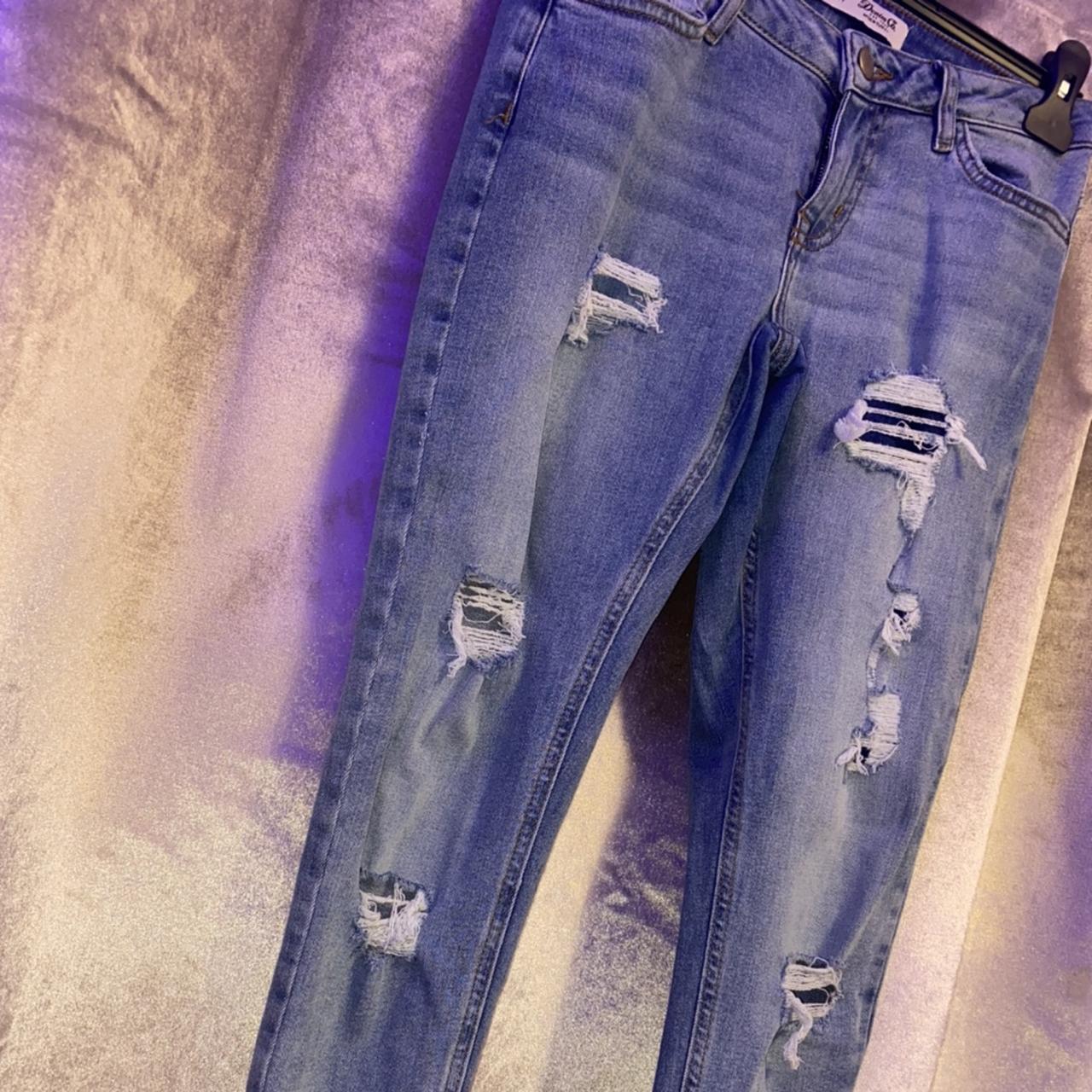 Depop Blue Ripped Jeans Primark Ripped Jeans Light Blue Jeans