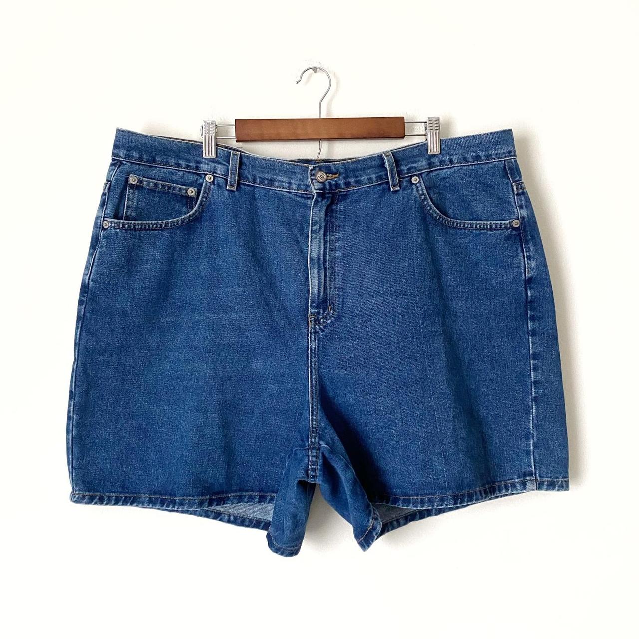 High waisted denim mom shorts Tag size 22W, PLEASE... Depop