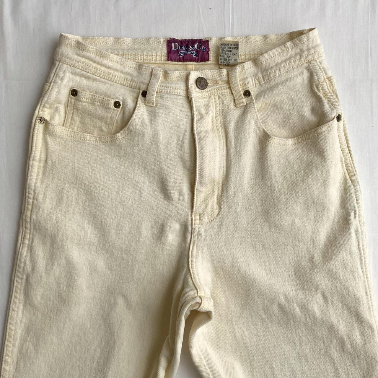 Vintage pale yellow mom jeans Tag size 10, PLEASE... - Depop