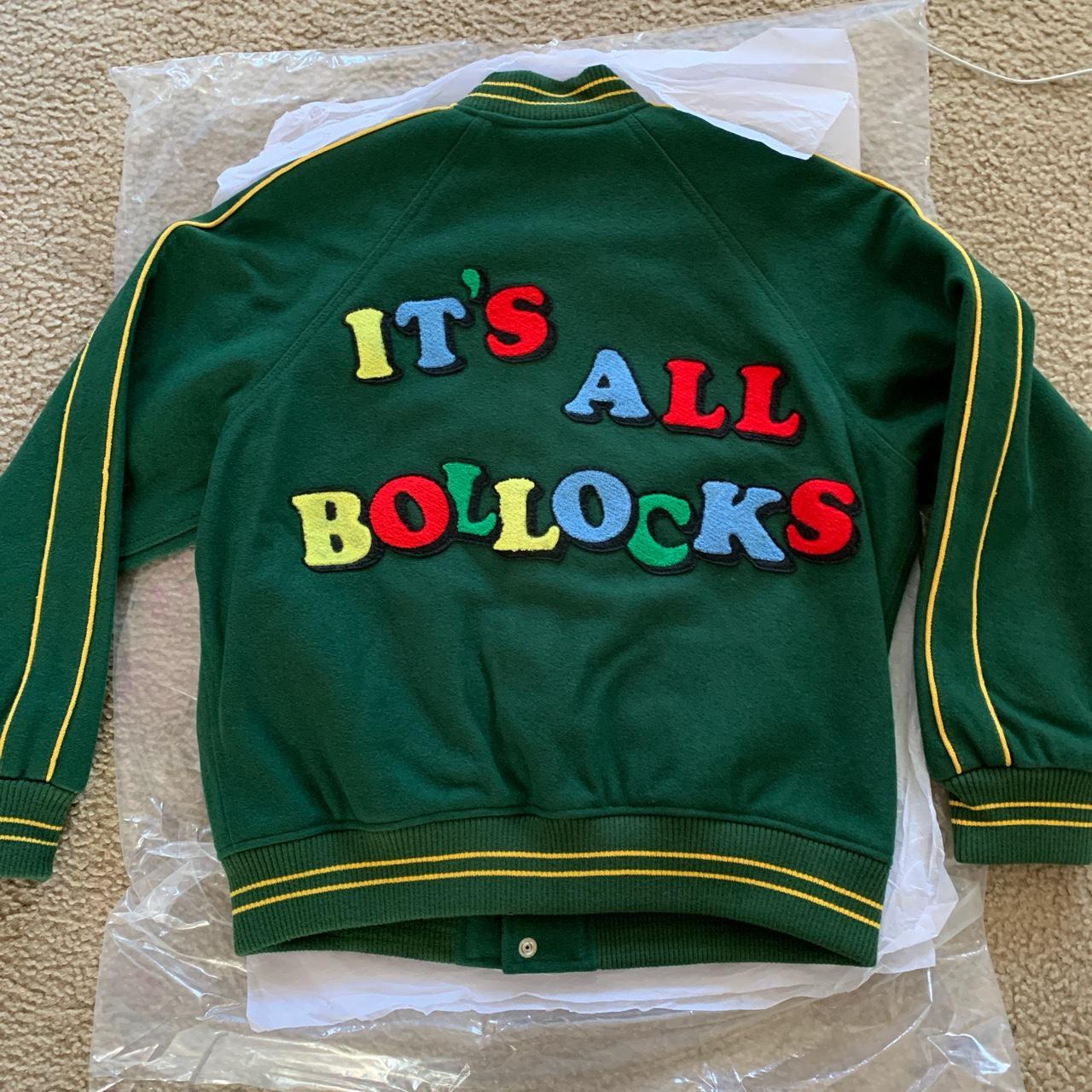 supreme x jamie reid it's all bollocks varsity... - Depop