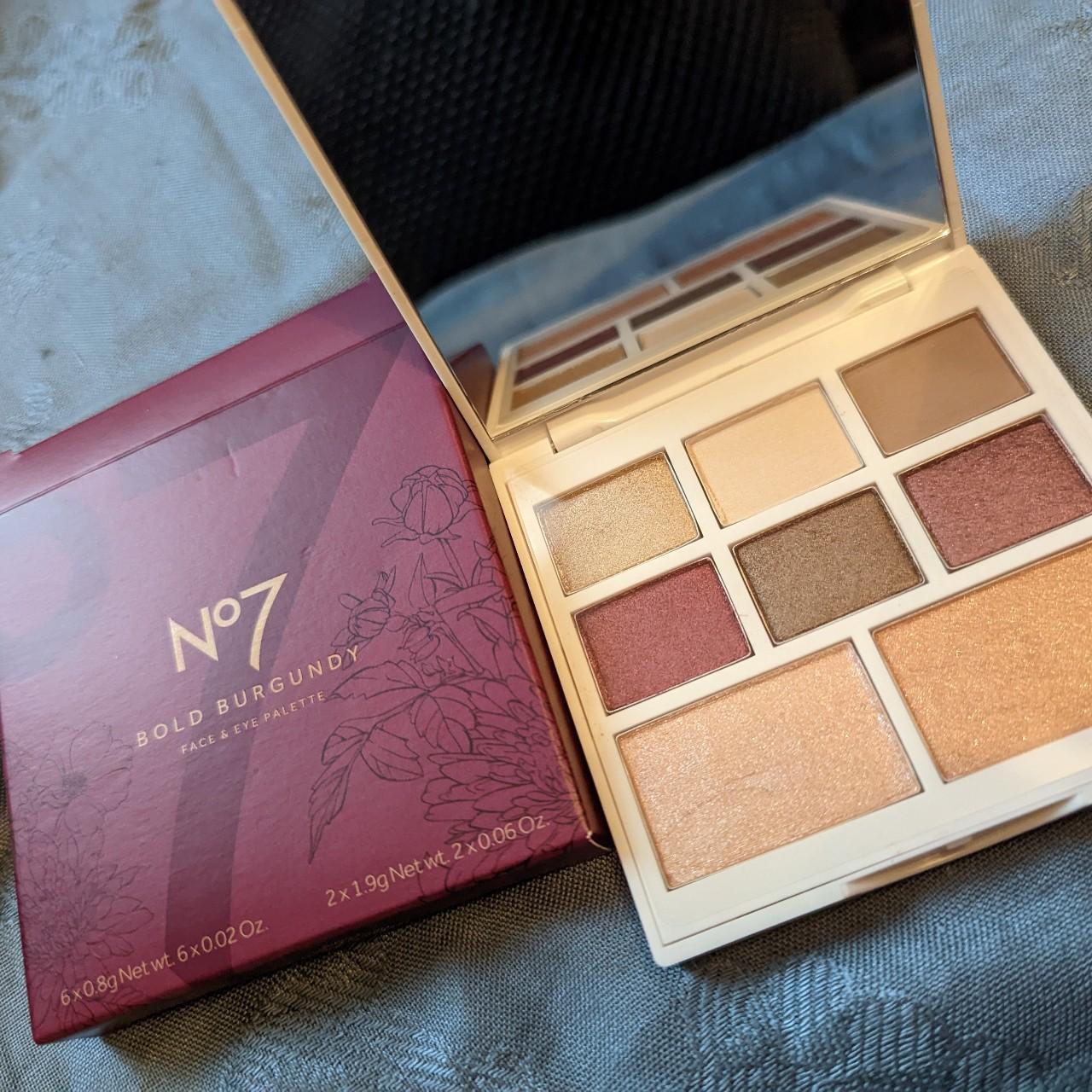 No.7 burgundy face and eye palette RRP £25 - Depop