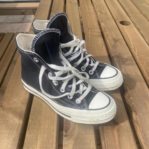 black high top converse used