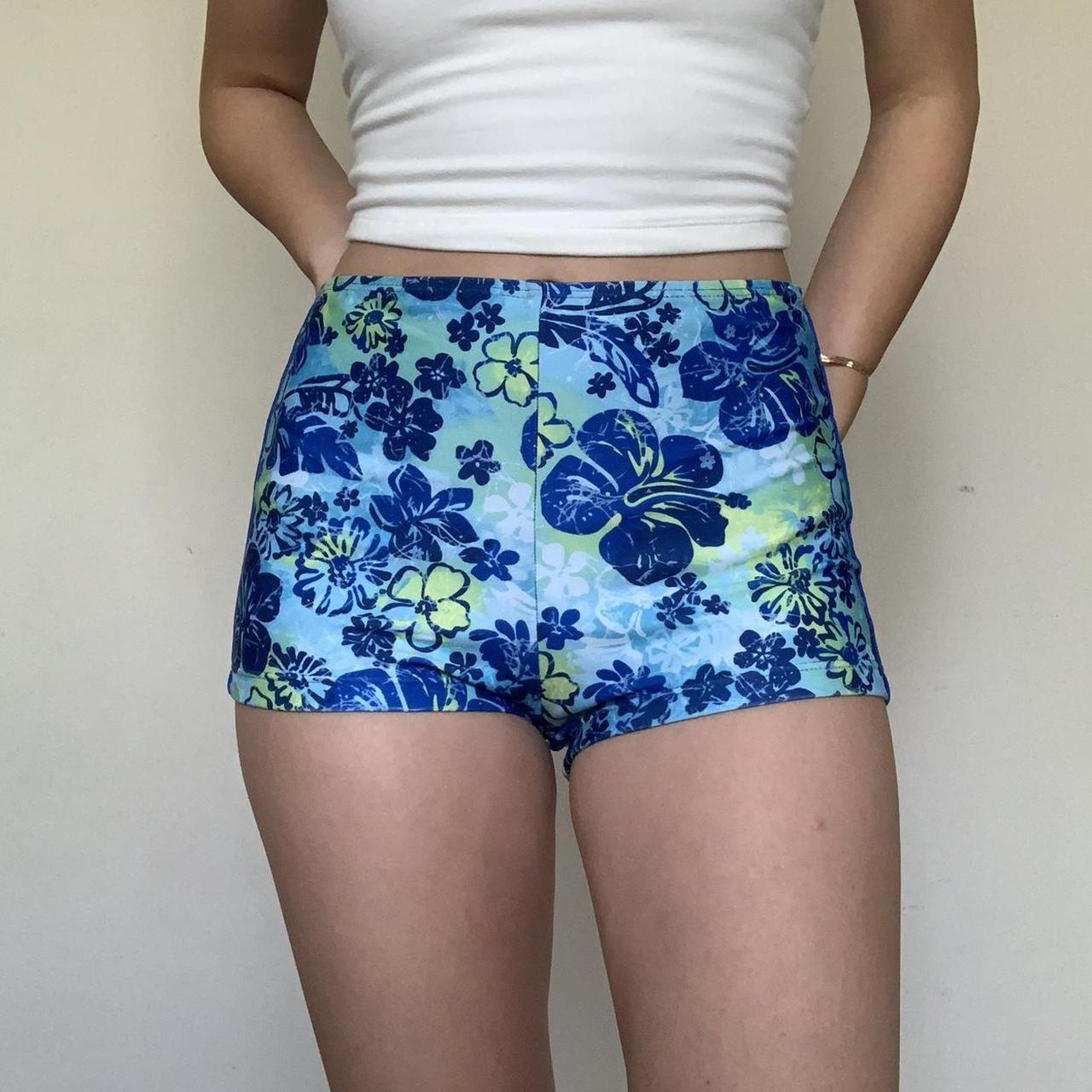 Womens spandex hot sale swim shorts