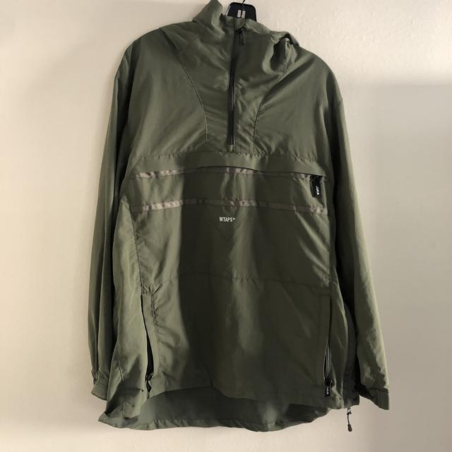 WTAPS Army Green SBS Jacket, Nylon Tussah. EX37... - Depop