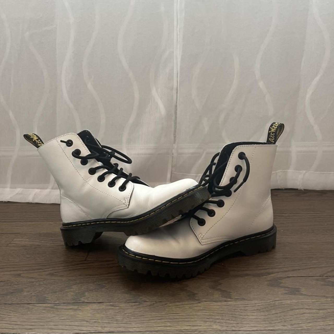 white doc martens luana