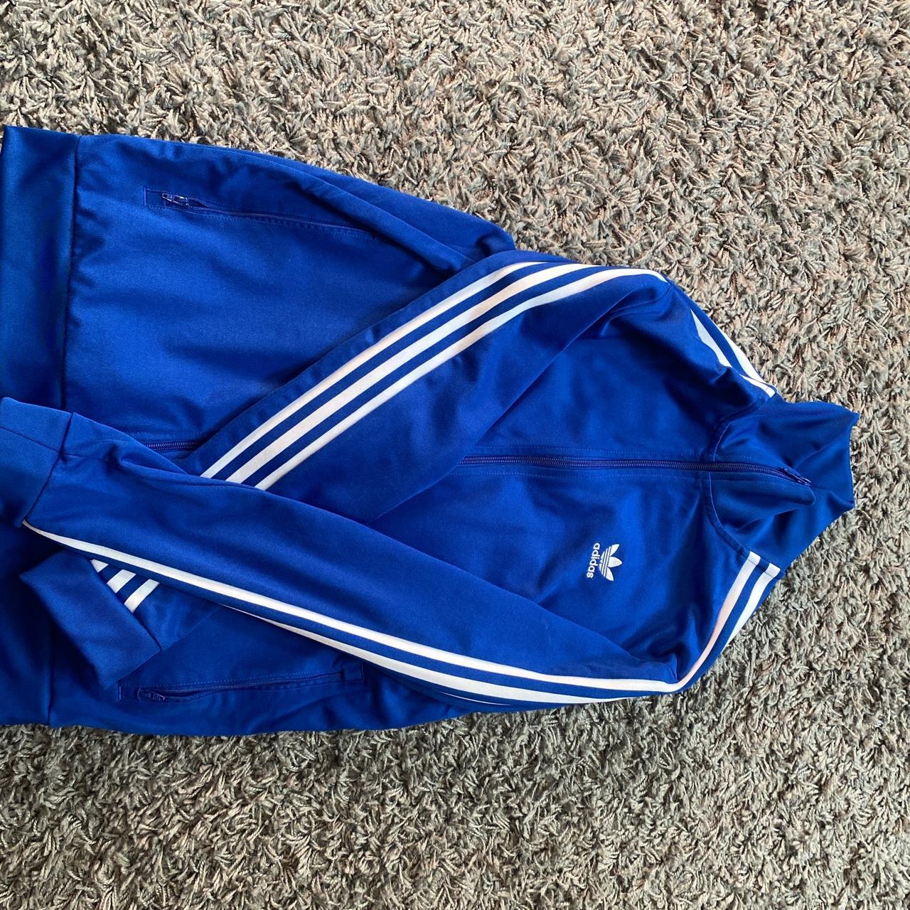 Adidas Men's Blue Joggerstracksuits Depop