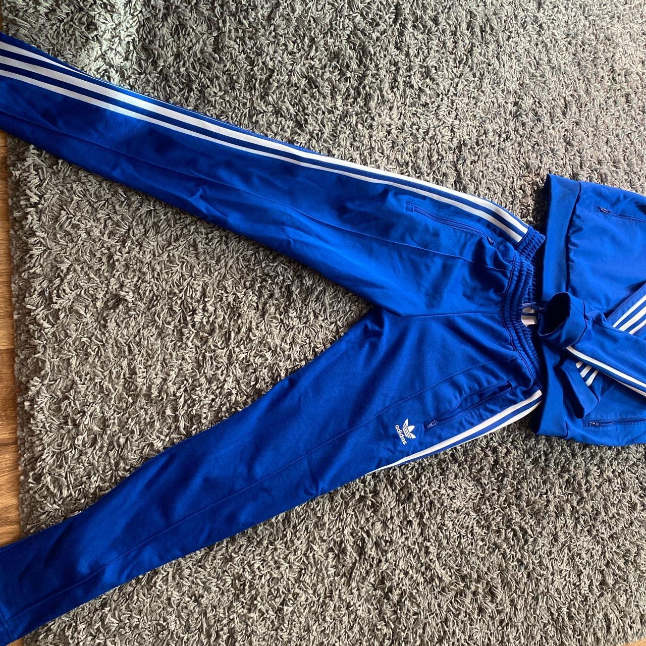 Adidas Men's Blue Joggerstracksuits Depop