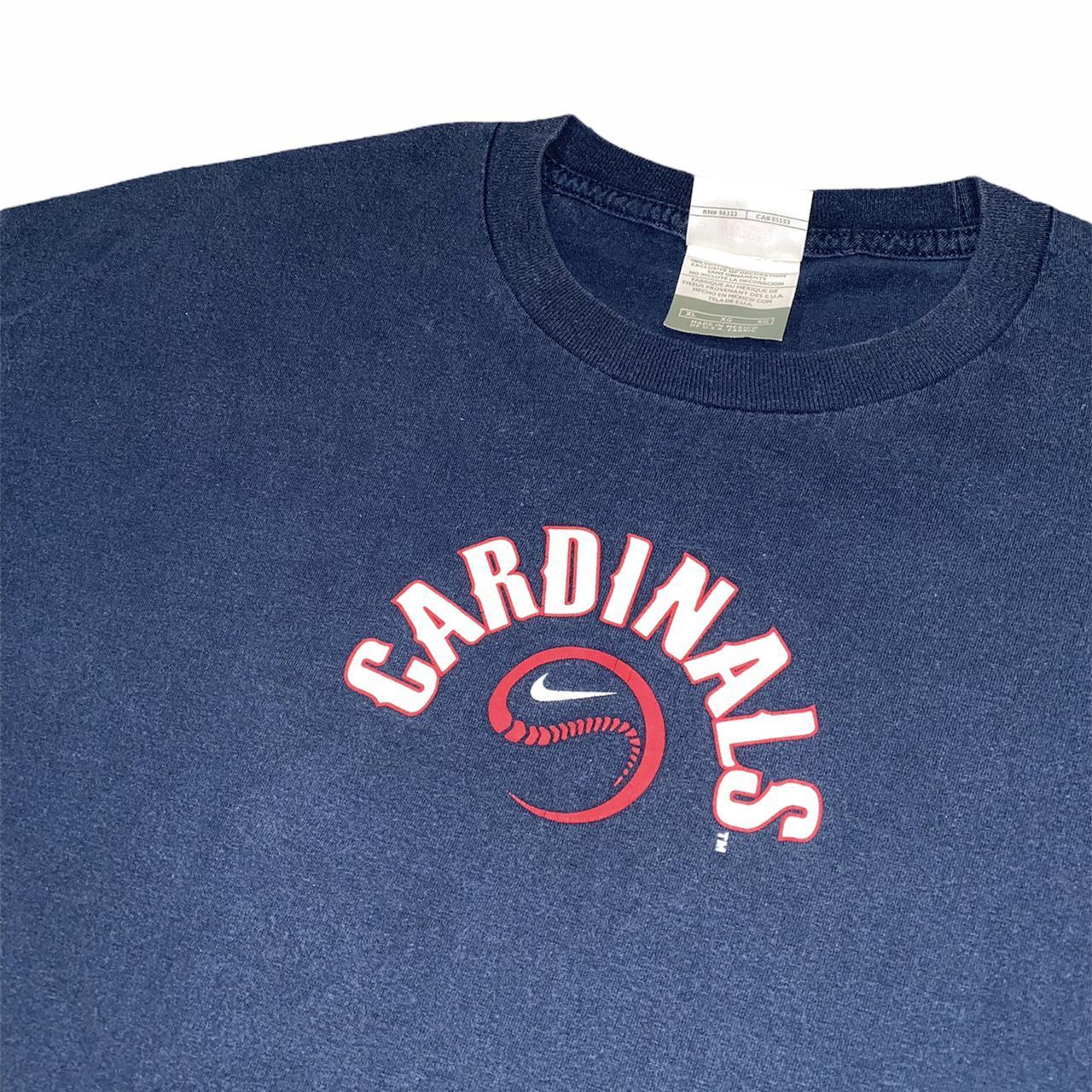 Vintage Y2K St. Louis Cardinals Nike center check... - Depop