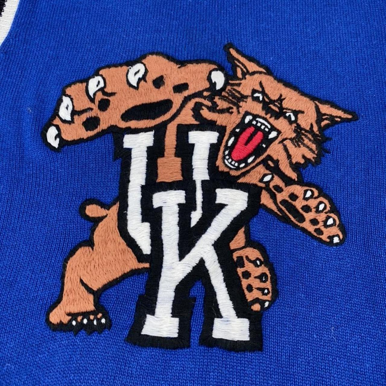 vintage 90s Kentucky University knitted vest size... Depop