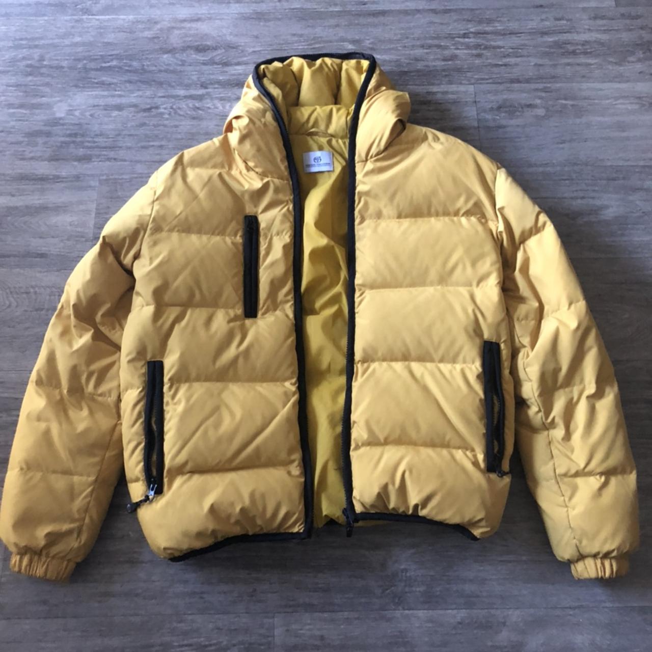 Sergio Tacchini Men's Yellow Jacket | Depop