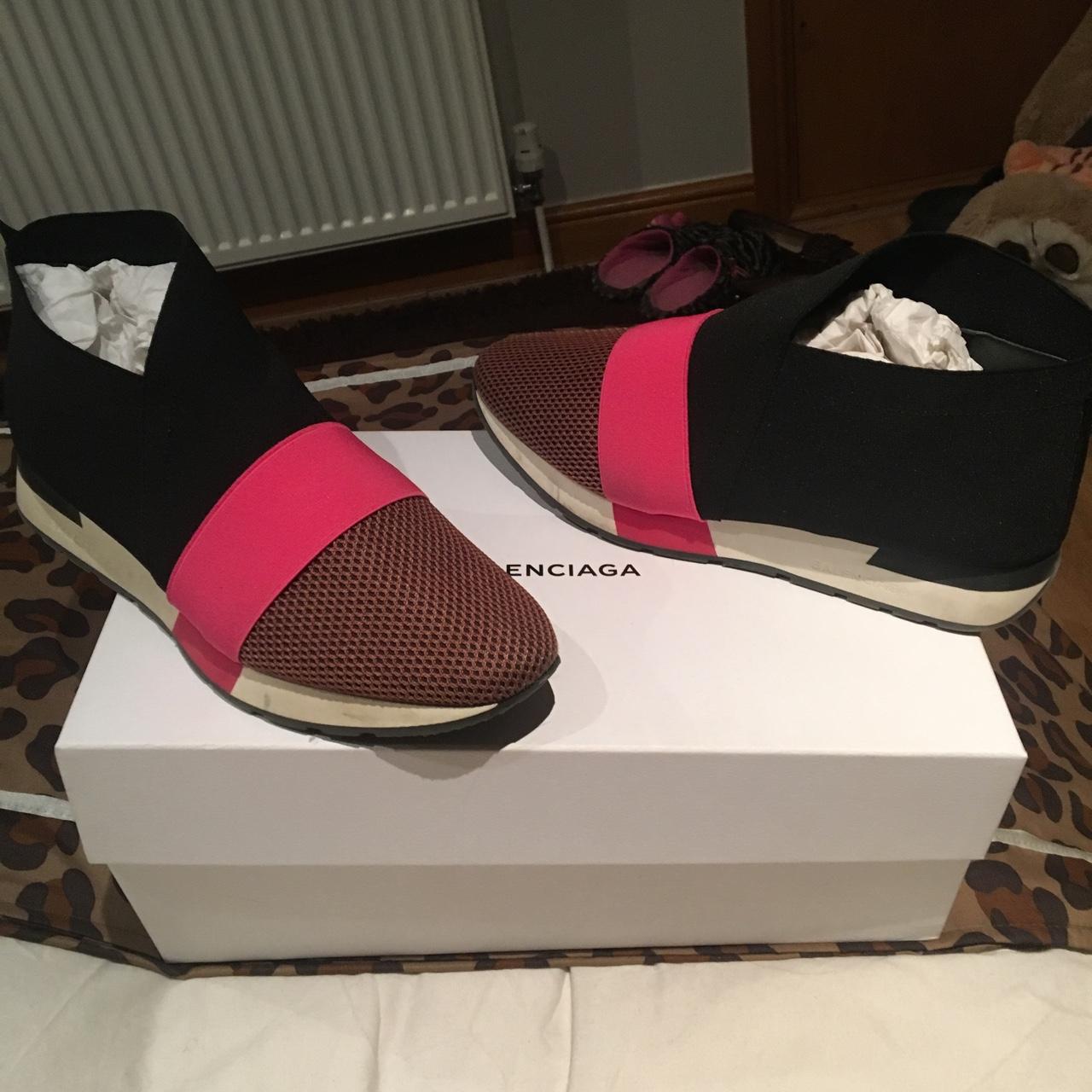 Balenciaga sock runners on sale pink