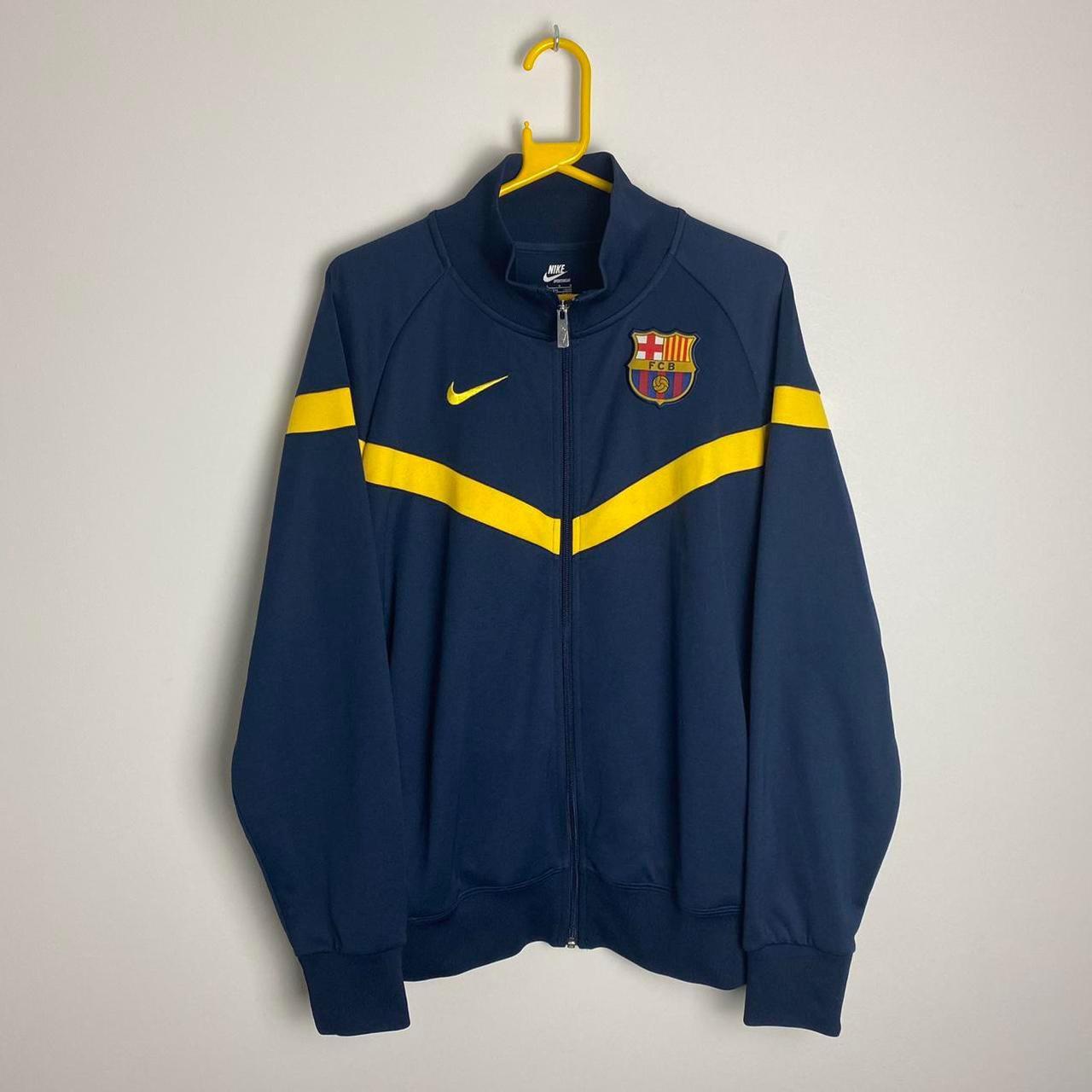Barcelona Nike Football Soccer Track Top Jacket... Depop