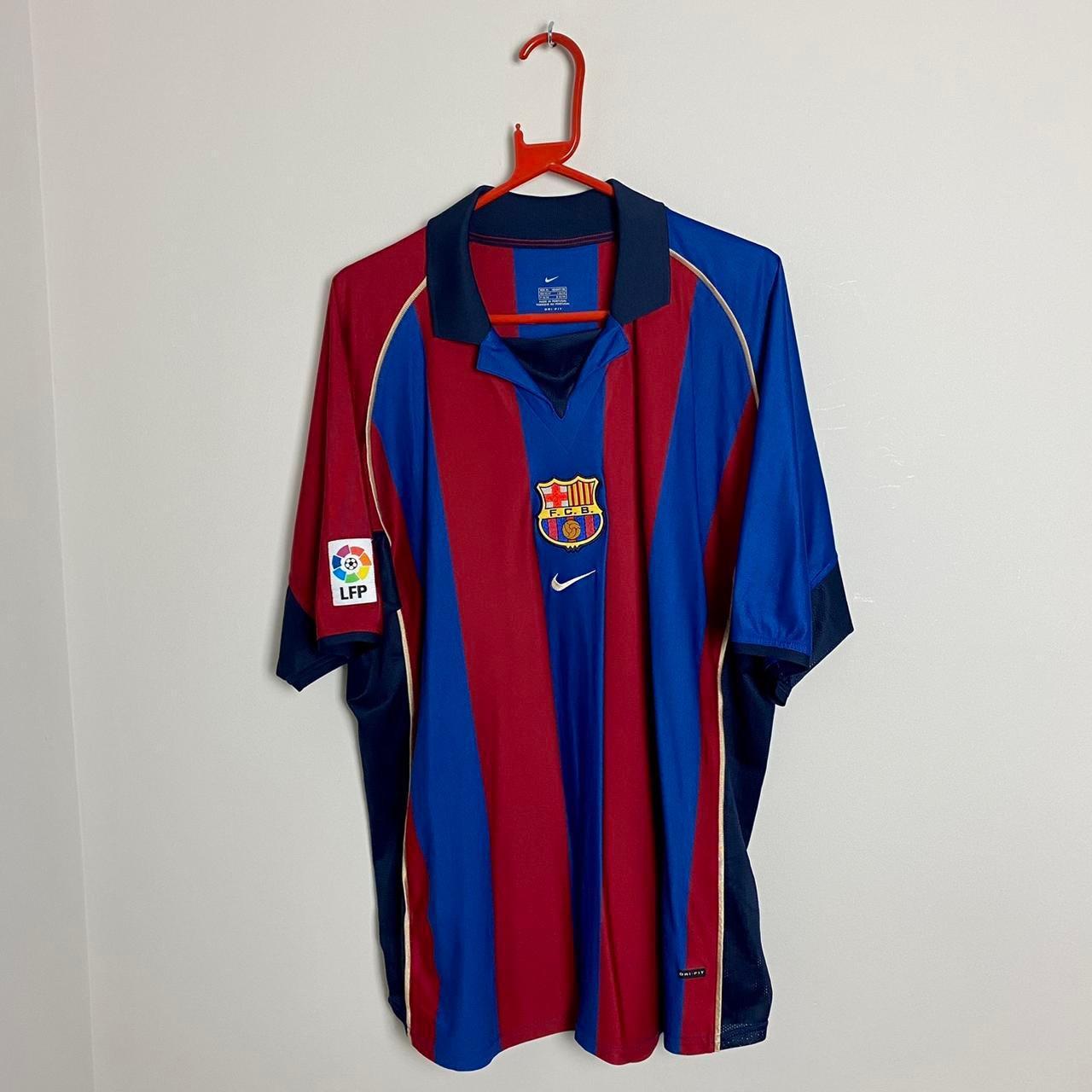 RIVALDO 10 Barcelona Home Football Soccer Jersey... - Depop