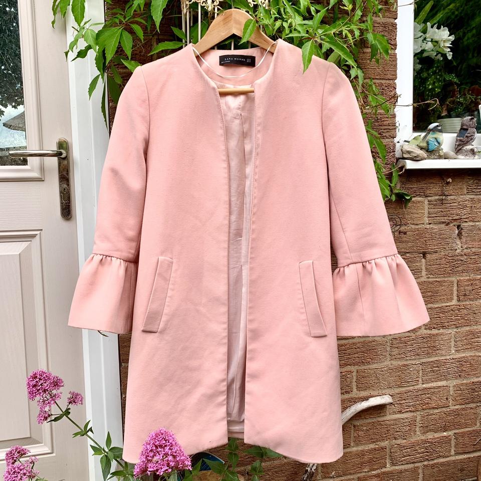 Blush hotsell coat zara