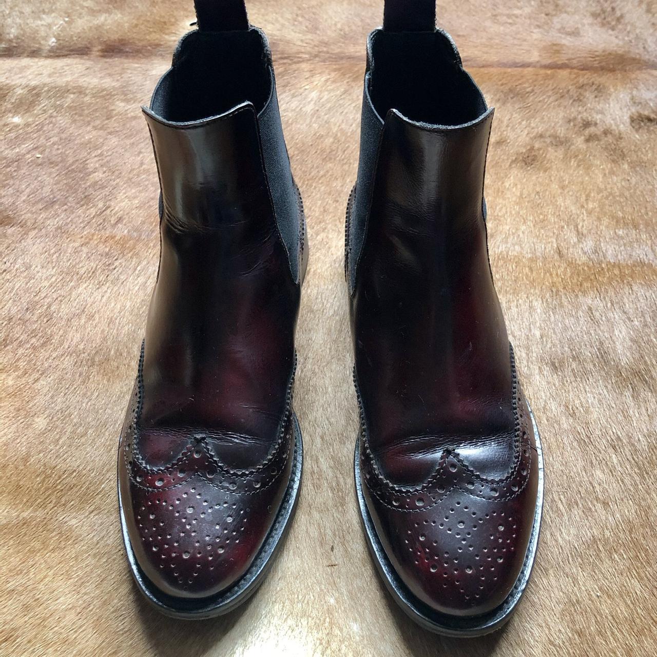 Womens oxblood clearance chelsea boots