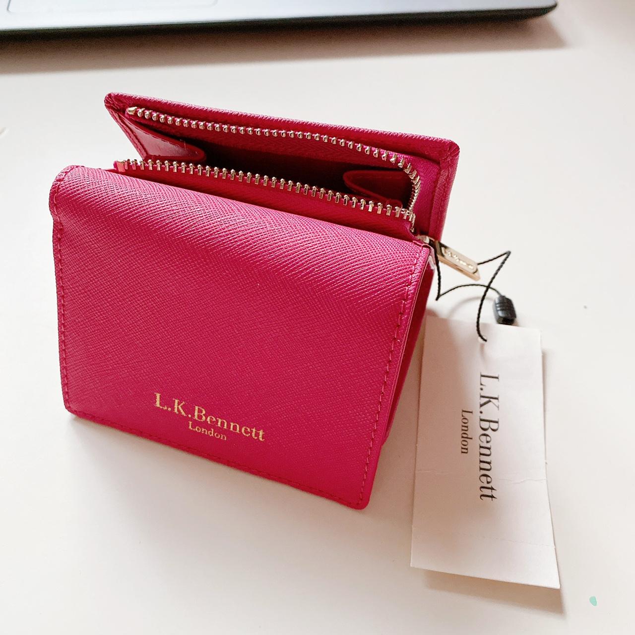 BRAND NEW L. K. Bennett Fuchsia Pink Wallet See