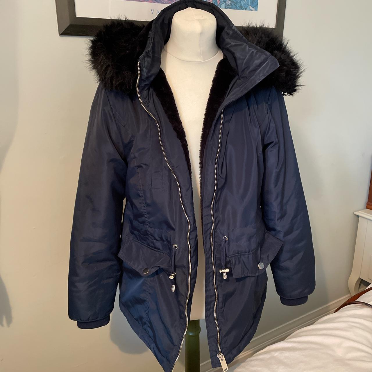 Miss selfridge 2024 navy parka