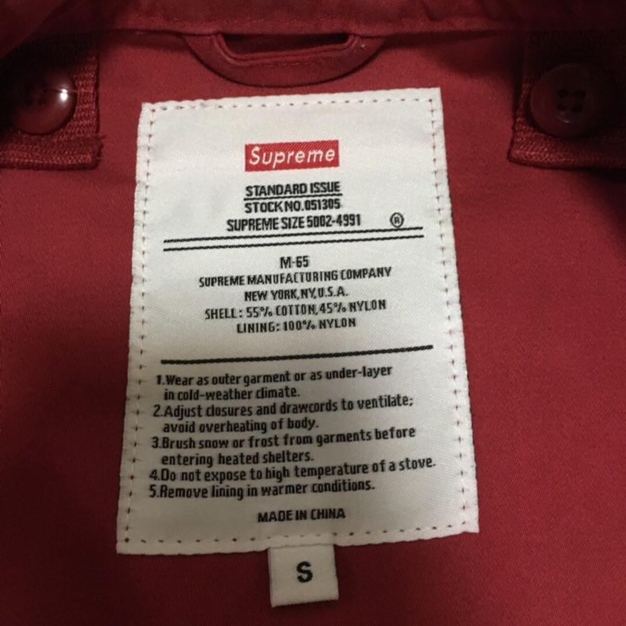 Supreme basquiat m65 size s | Depop