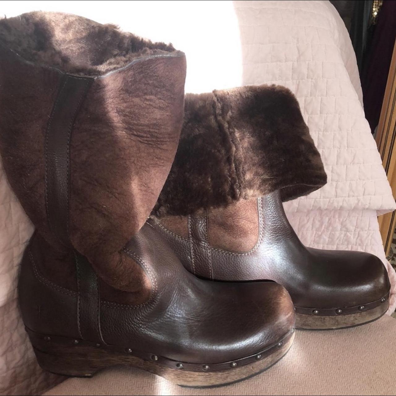 Frye Morgan clog boot extremely warm and. Depop