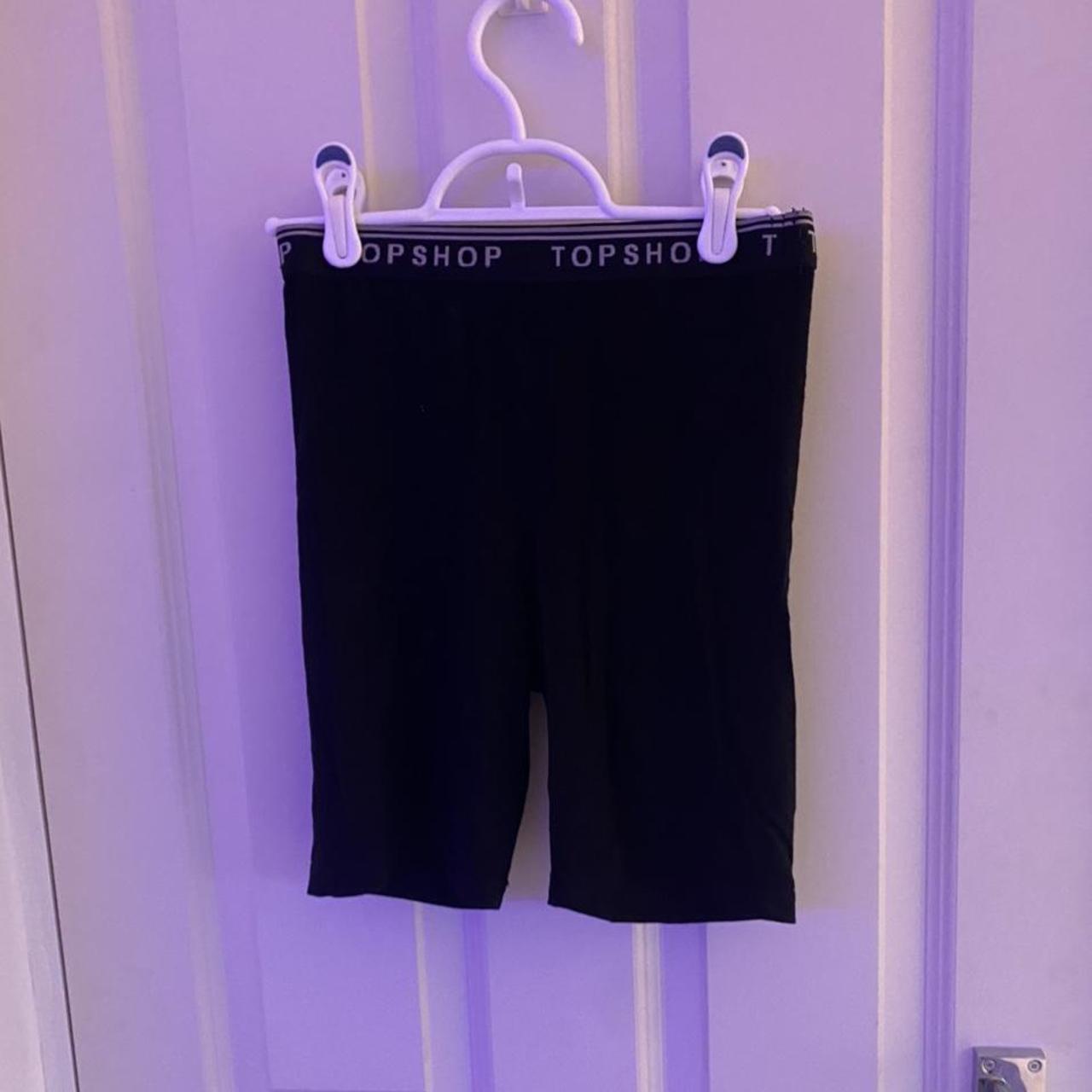 topshop black cycling shorts