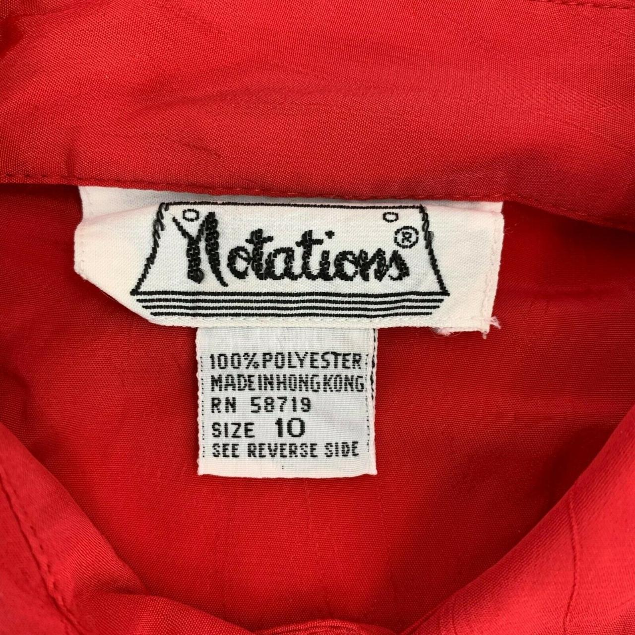 Product Image 2 - Vintage 1990s Notations Red Pleated