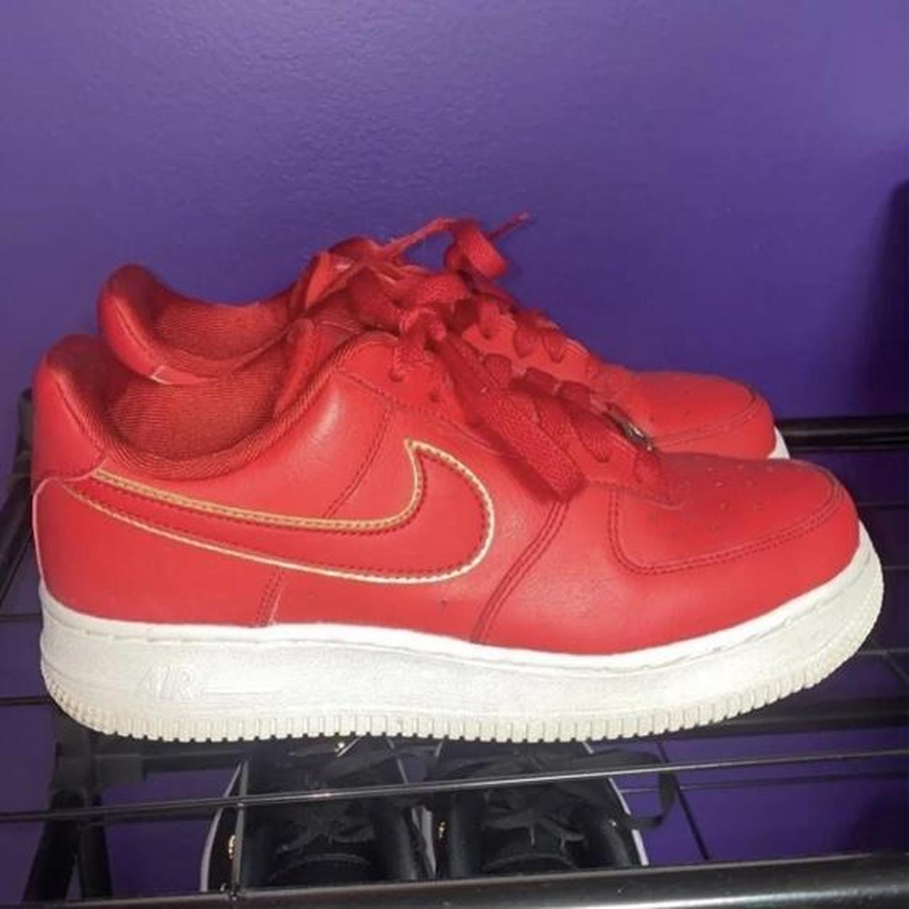 nike red forces