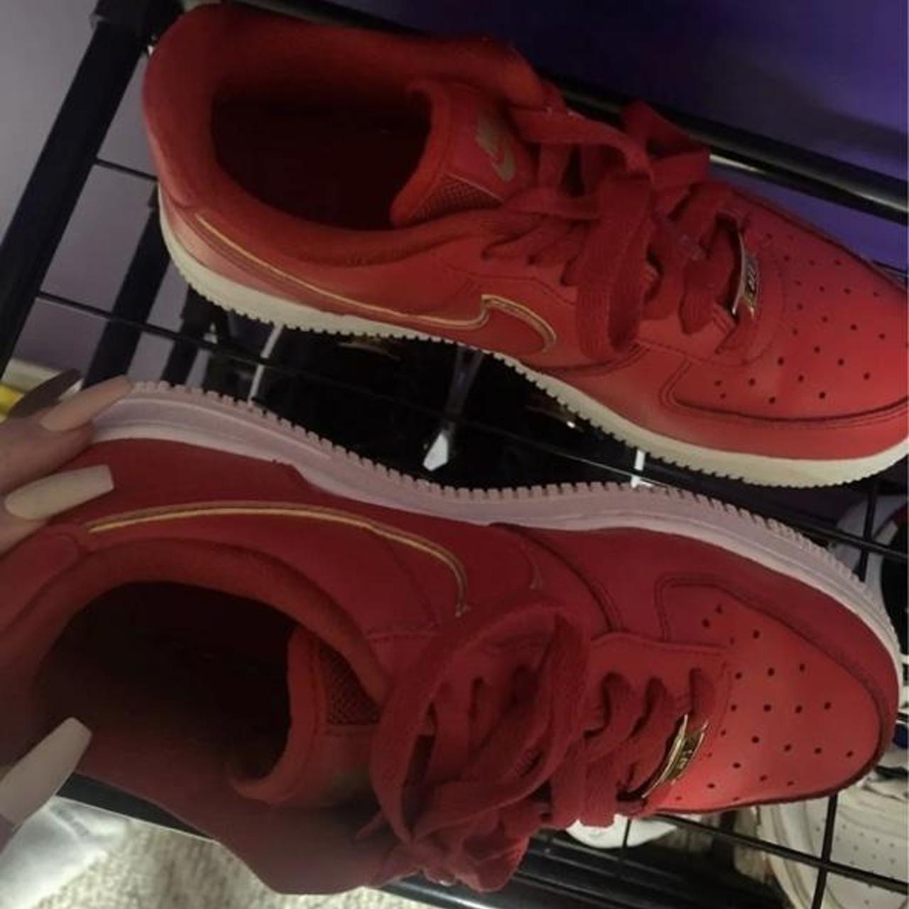 nike red forces