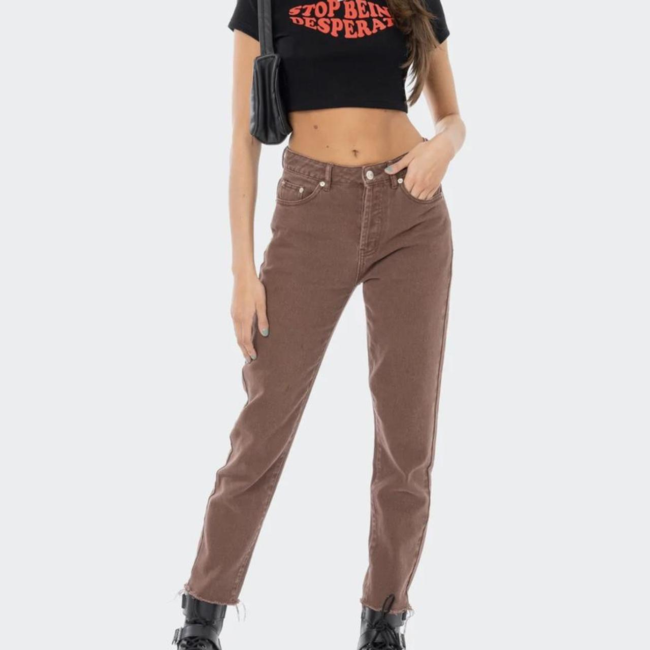 BRAND NEW WITH TAGS! Brown Edikted Jeans Originally... - Depop