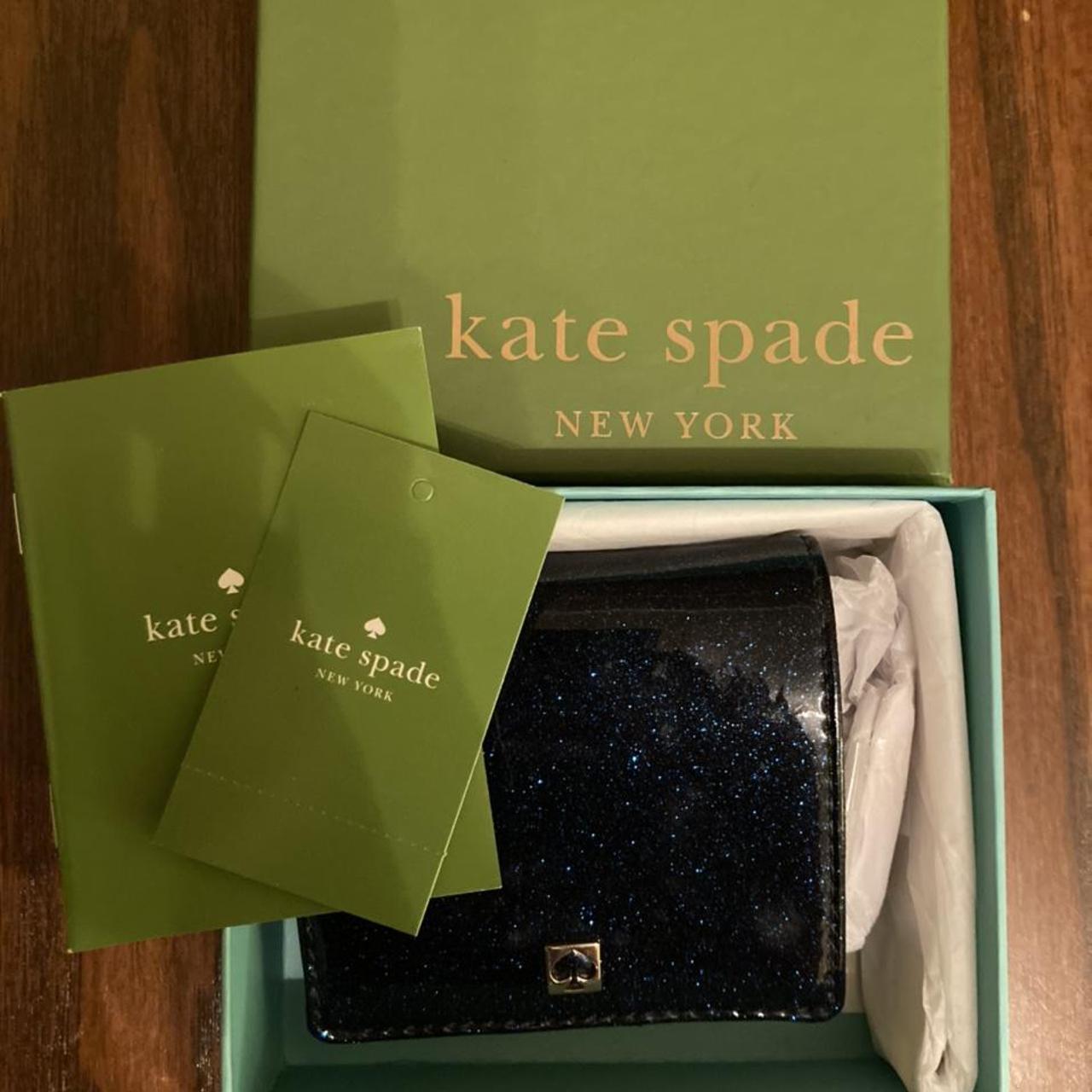 Kate Spade New York  Women's Navy and Silver Wallet-purses (2)