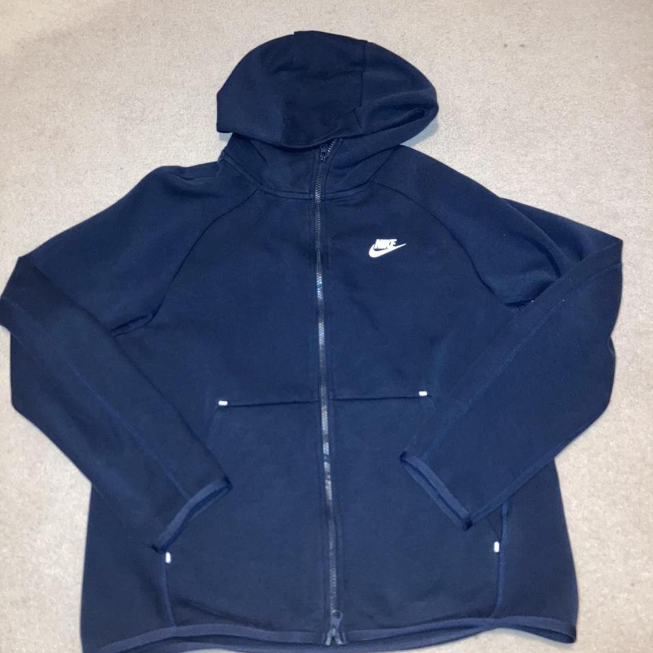 blue old season tech fleece