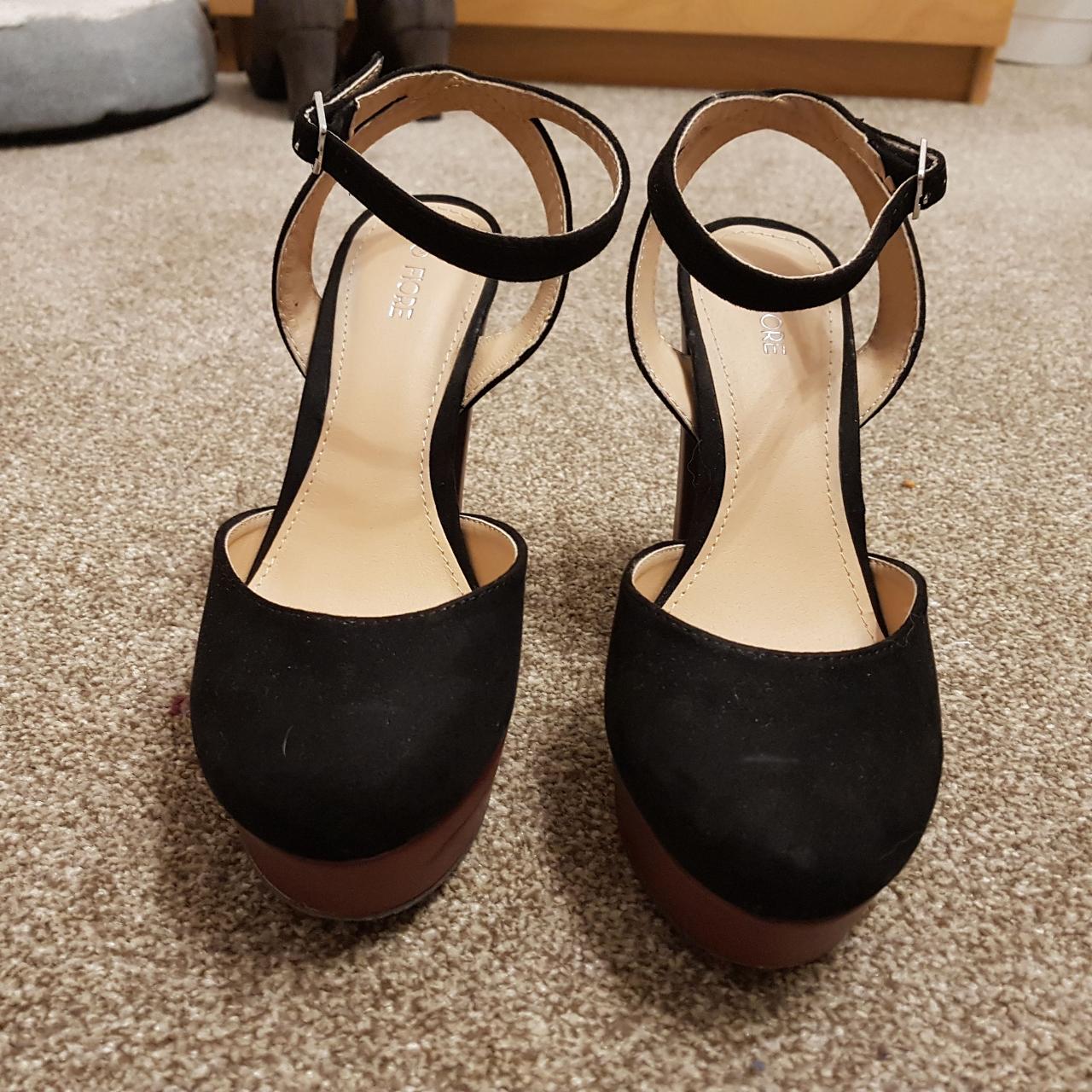Block Heels Matalan Ladies Block Heeled Shoe From Matalan In A