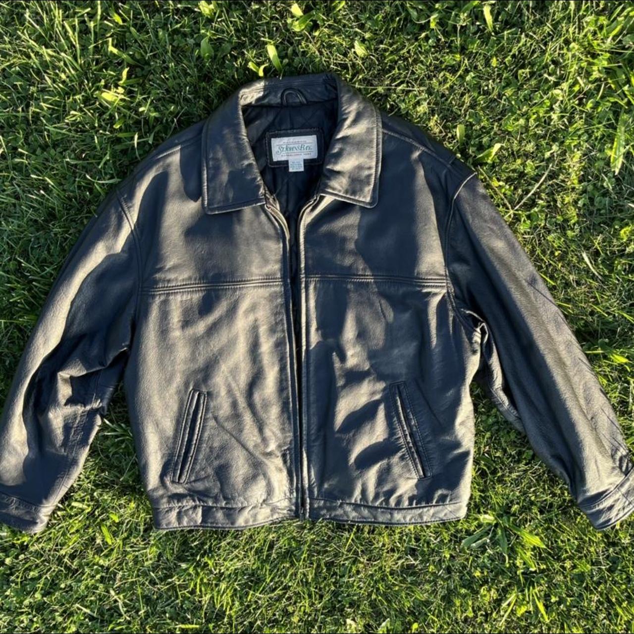 St john's bay men's sale leather jackets