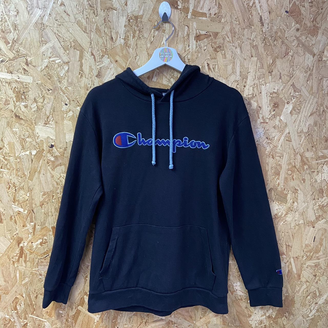 Champion Women's Black Jumper | Depop