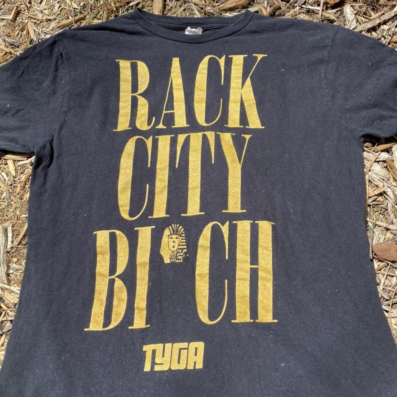 Y2k Rack City Bi*ch Tyga tee 🎤 Size L rack rack city... Depop