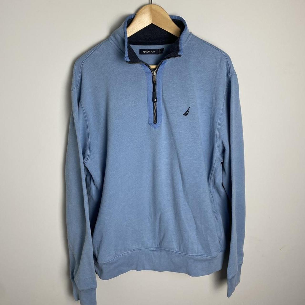 Nautica Men's Blue Jumper | Depop