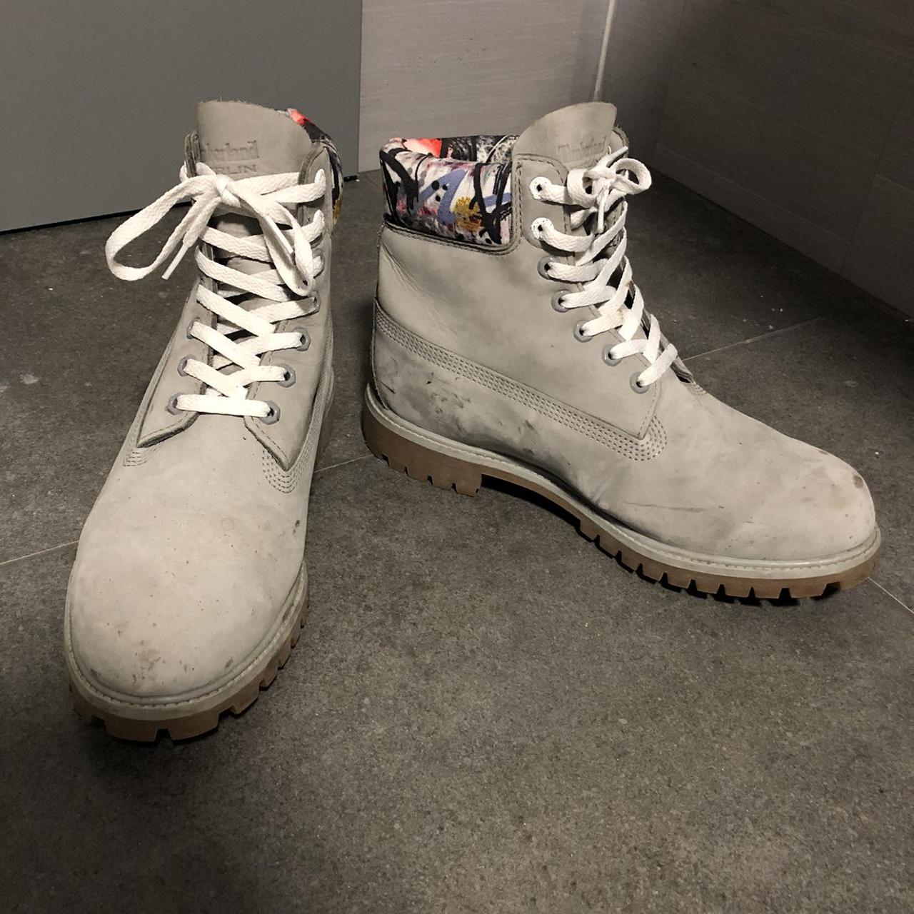 Grey White Timberlands Boots Mens Mens Timberland® Premium 6-Inch