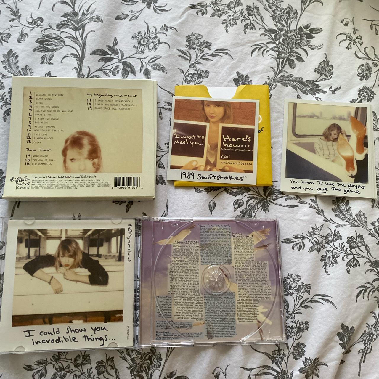 Taylor Swift 1989 Target Edition CD case and... Depop