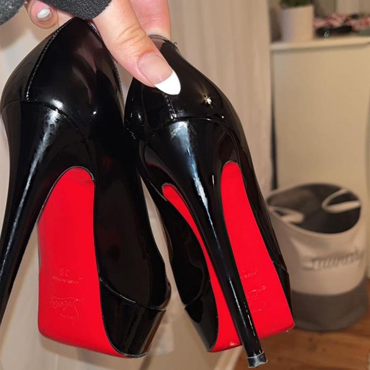 louis vuitton heels for women red bottom